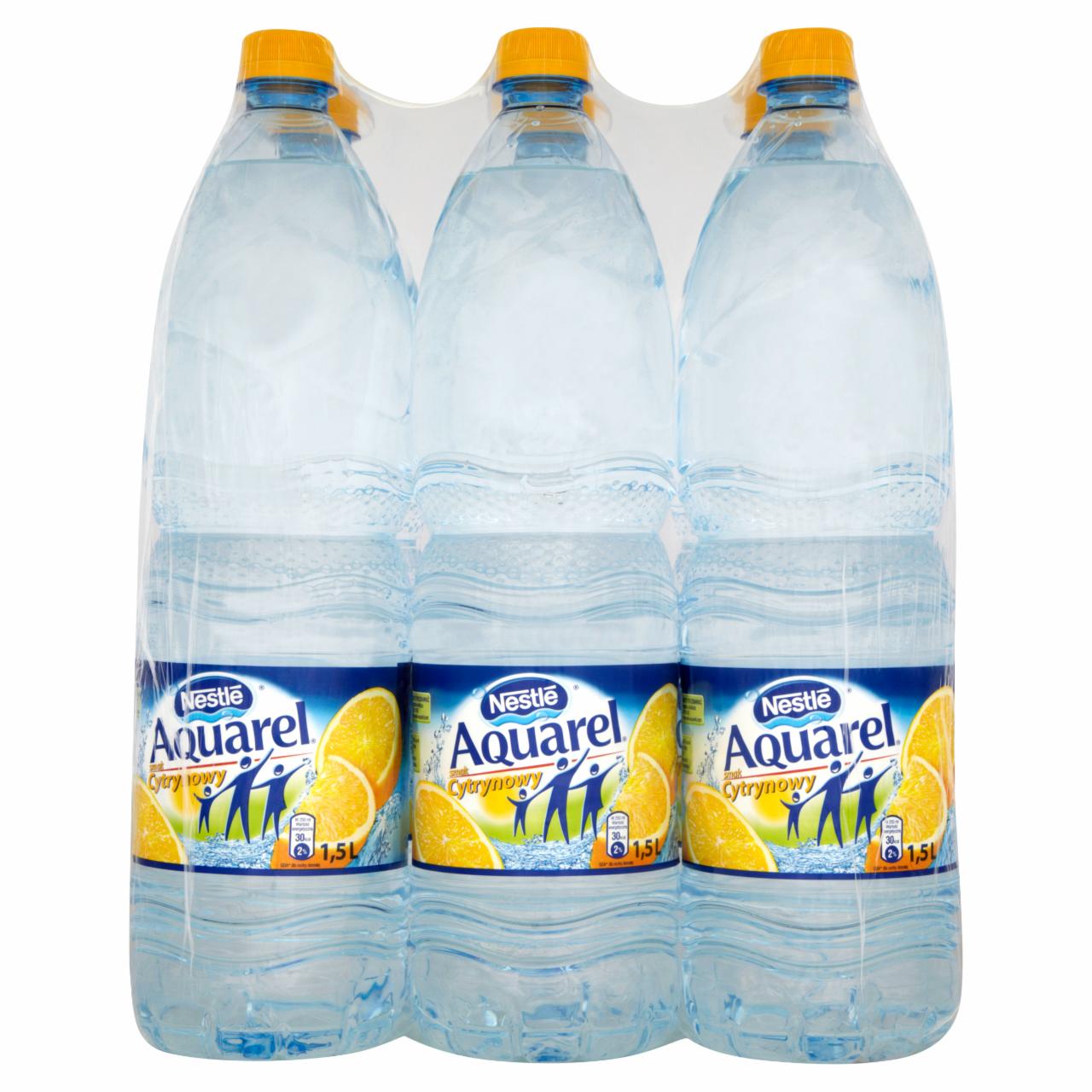 Zdjęcia - Nestlé Aquarel smak cytrynowy Napój niegazowany 6 x 1,5 l