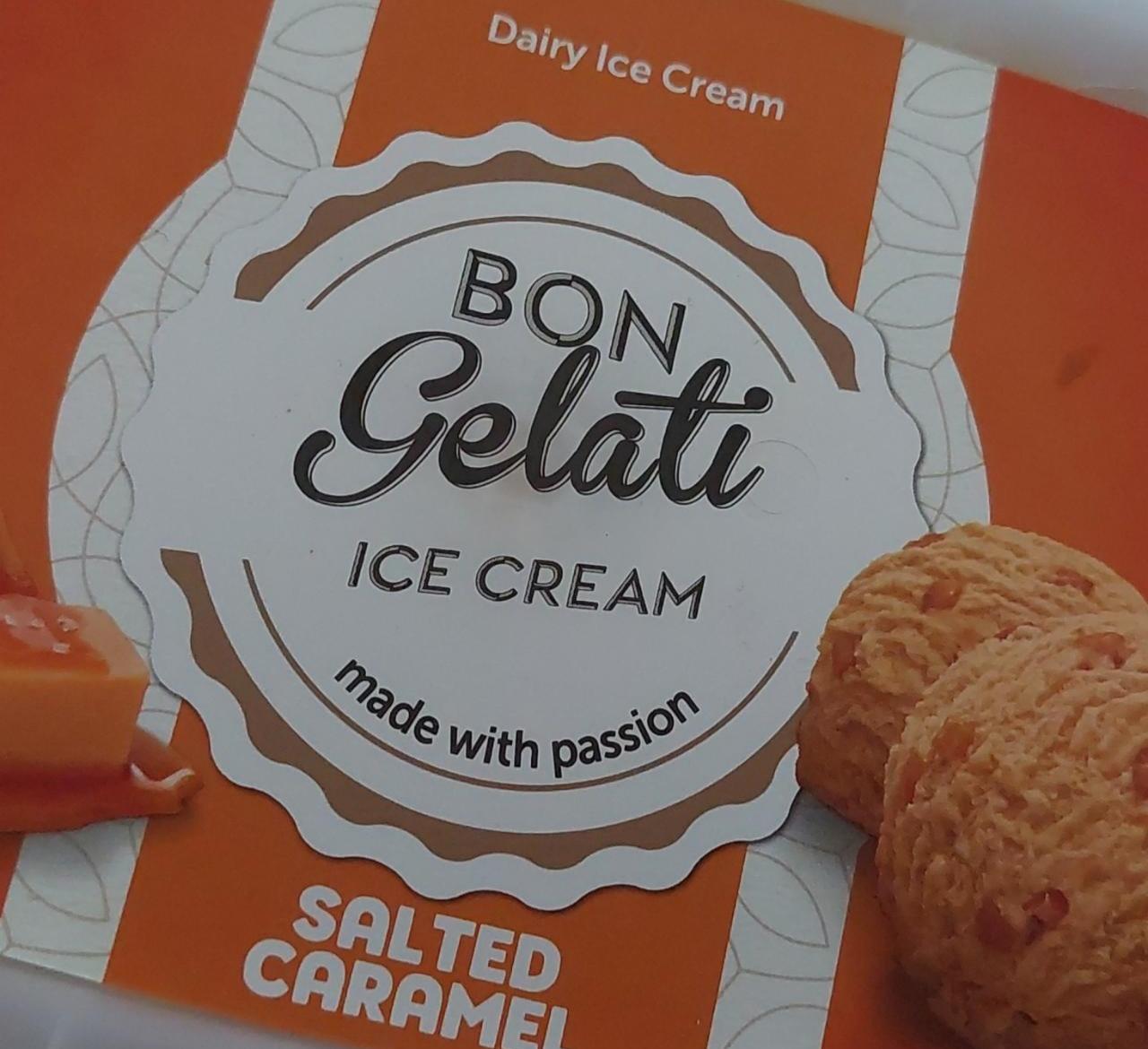 Zdjęcia - Lody słony karmel BON Gelati