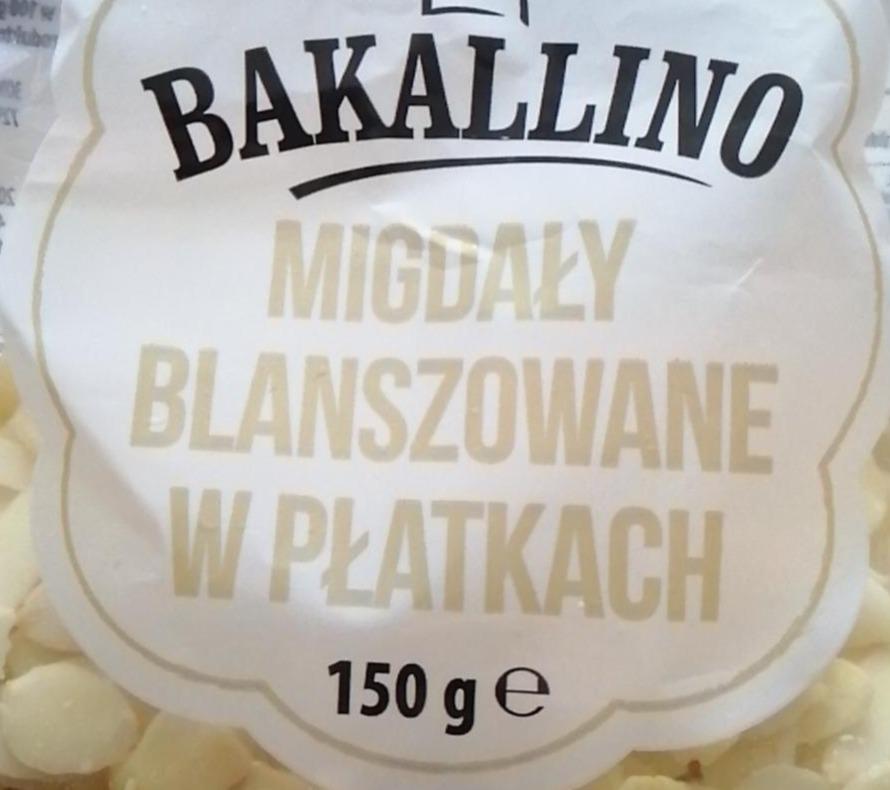 Zdjęcia - Migdały blanszowane w płatkach Bakalino