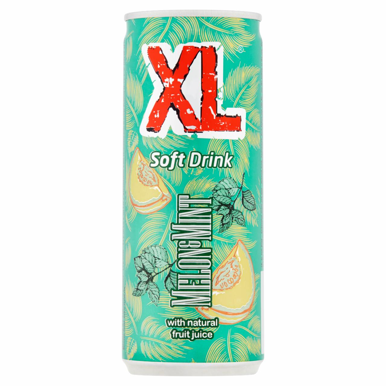 Zdjęcia - XL Soft Drink Gazowany napój o smaku melonowo-miętowym 250 ml