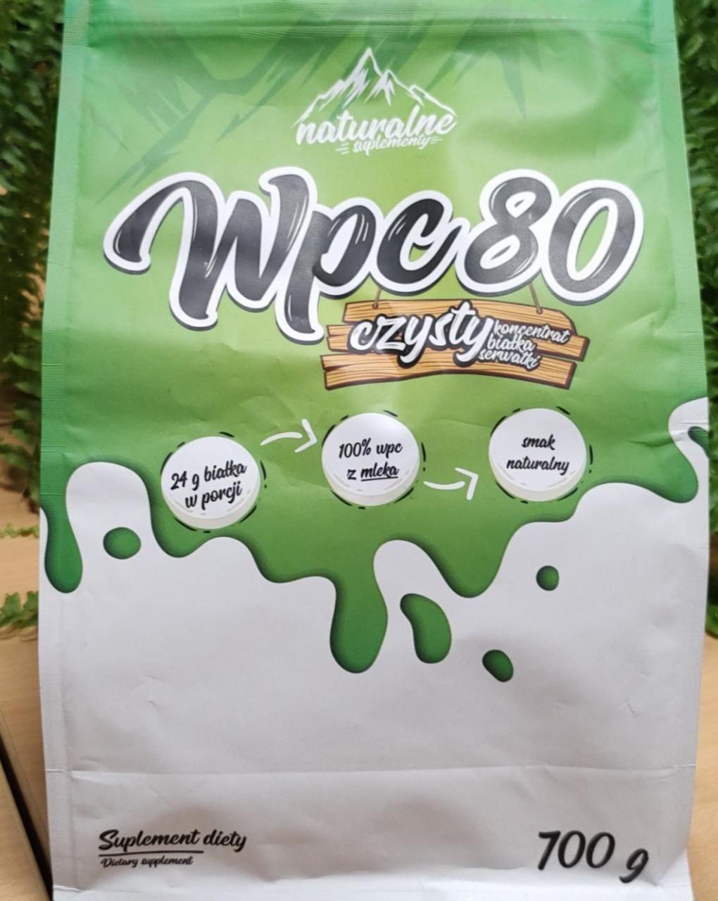 Zdjęcia - WPC 80 czysty koncentrat białka serwatki Naturalne Nutrition