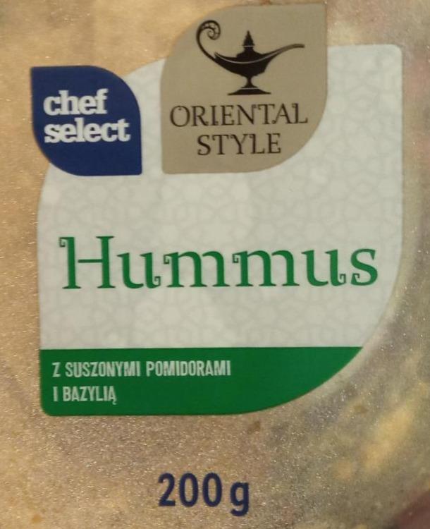 Zdjęcia - Hummus z suszonymi pomidorami i bazylia chef select