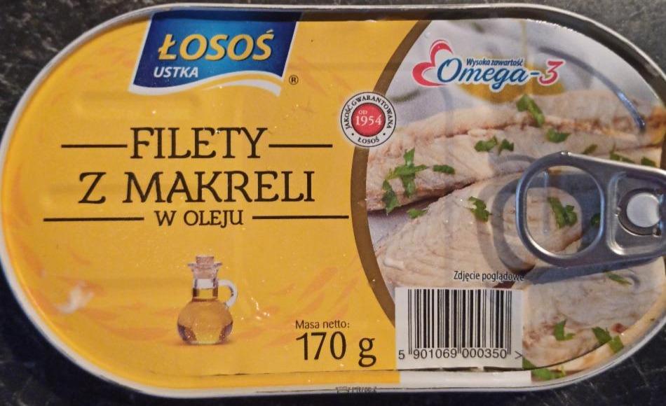 Zdjęcia - Filety z makreli w oleju Łosoś Ustka