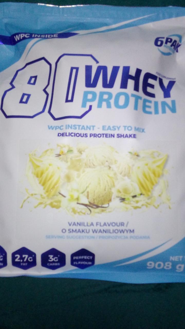 Zdjęcia - 80 Whey protein VANILIA