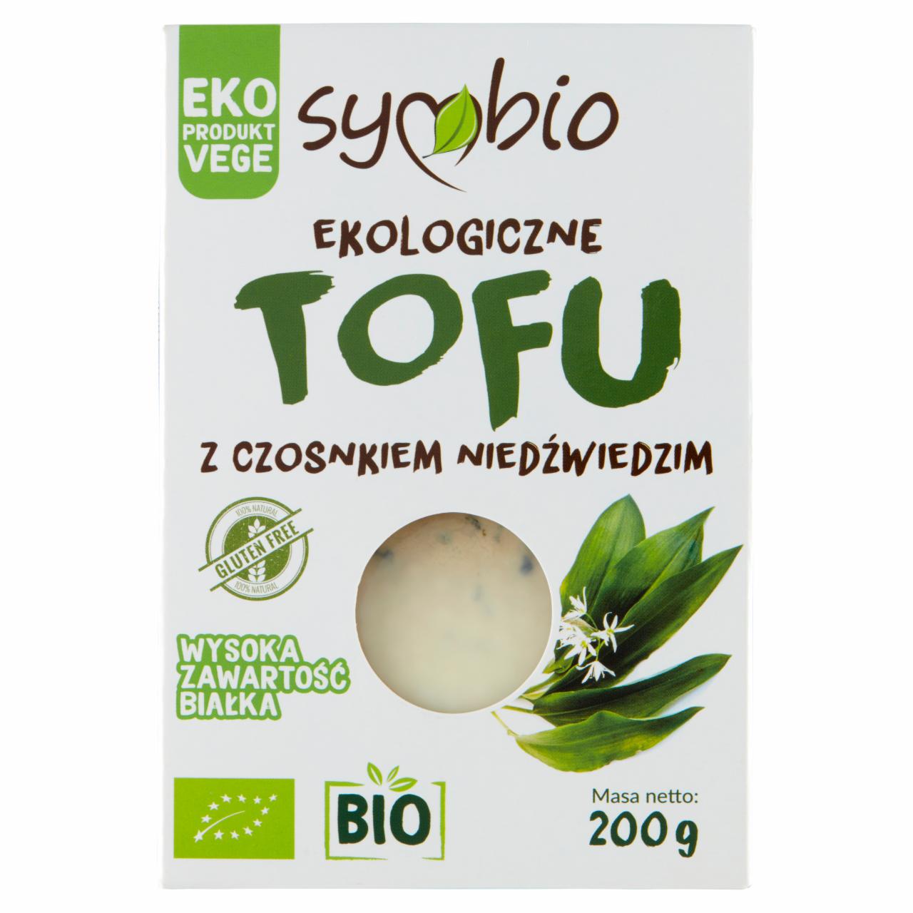 Zdjęcia - Symbio Ekologiczne tofu z czosnkiem niedźwiedzim 200 g