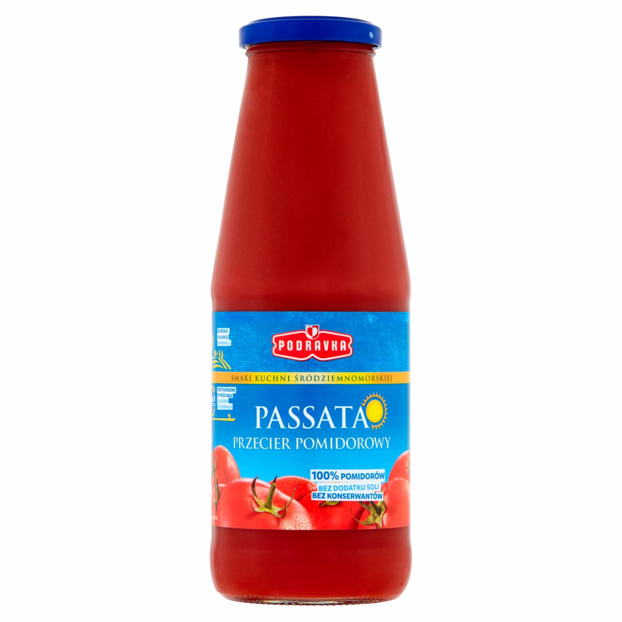 Zdjęcia - Podravka Passata przecier pomidorowy 680 g