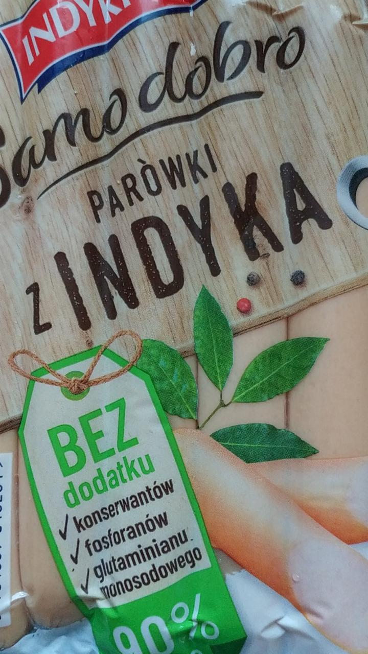 Zdjęcia - Indykpol Samo dobro Parówki z indyka 200 g