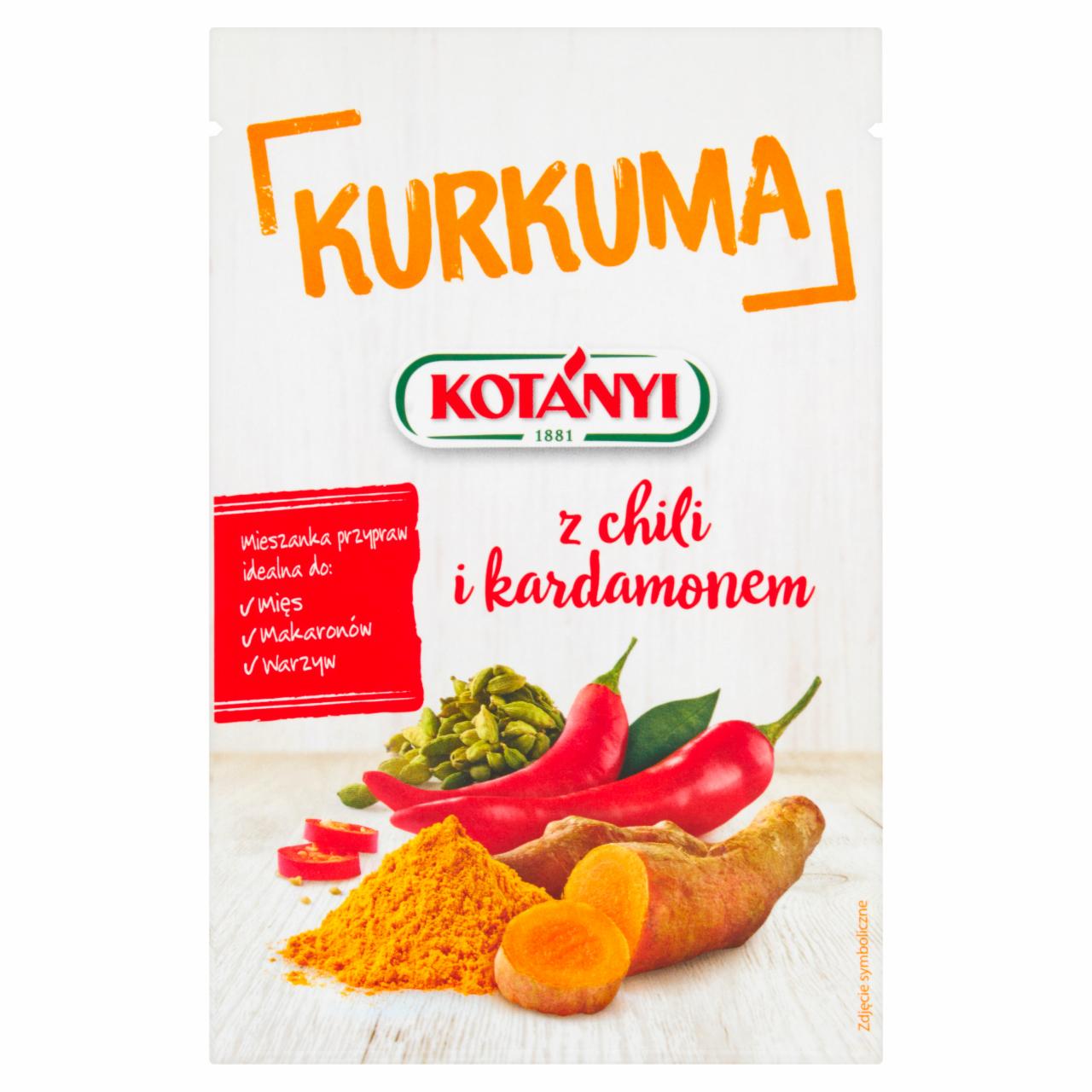 Zdjęcia - Kotányi Mieszanka przypraw kurkuma z chili i kardamonem 20 g