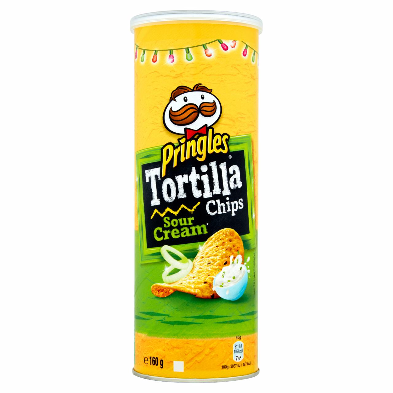Zdjęcia - Pringles Tortilla Chips Sour Cream Przekąski 160 g