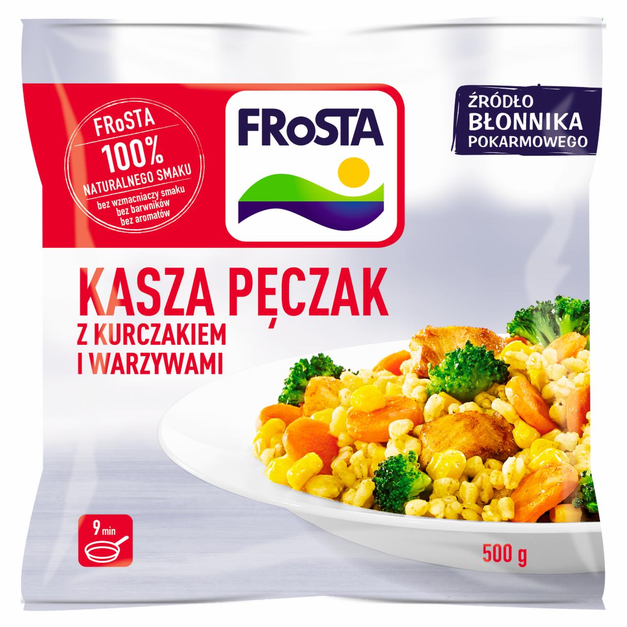 Zdjęcia - FRoSTA Kasza pęczak z kurczakiem i warzywami 500 g