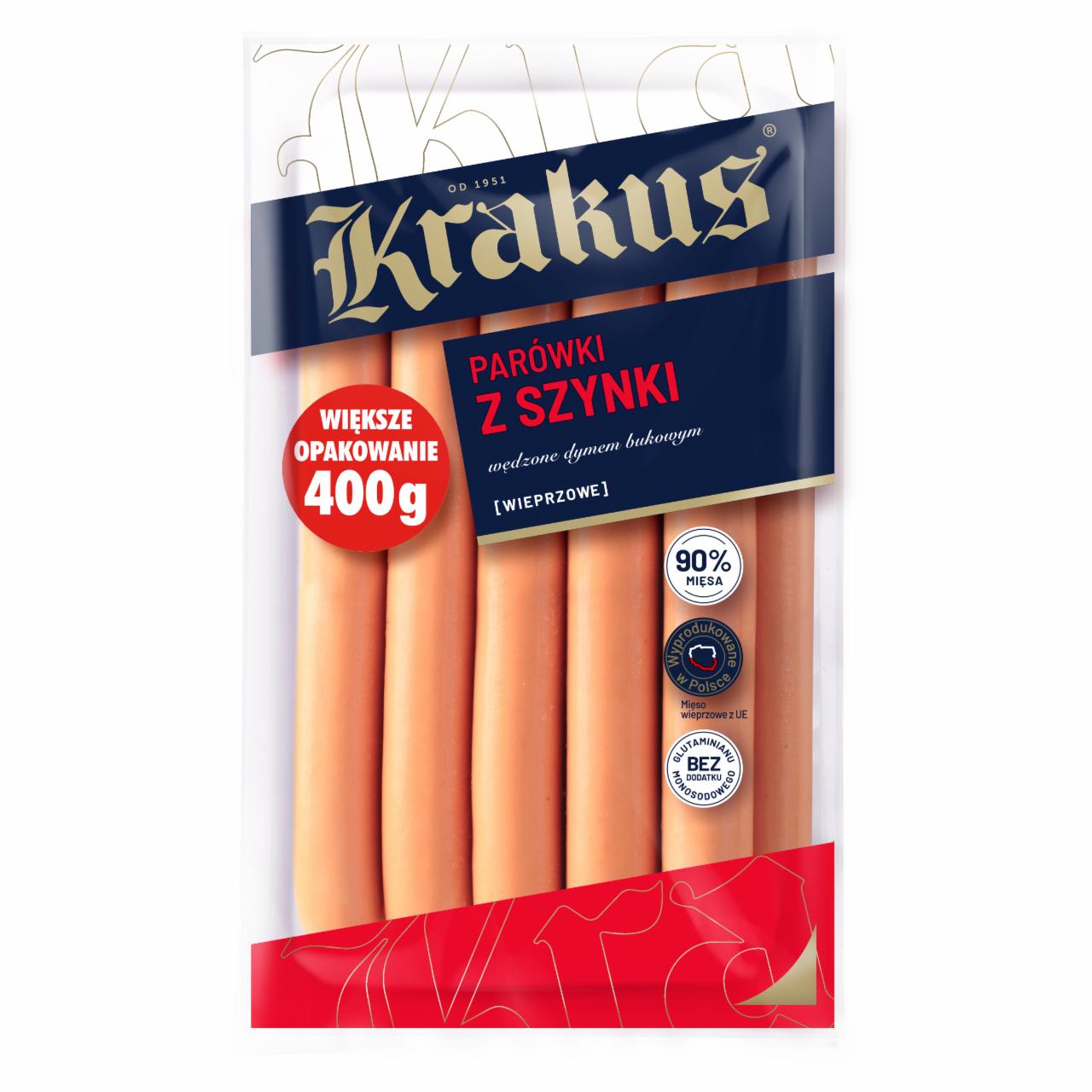 Zdjęcia - Krakus Parówki z szynki 400 g