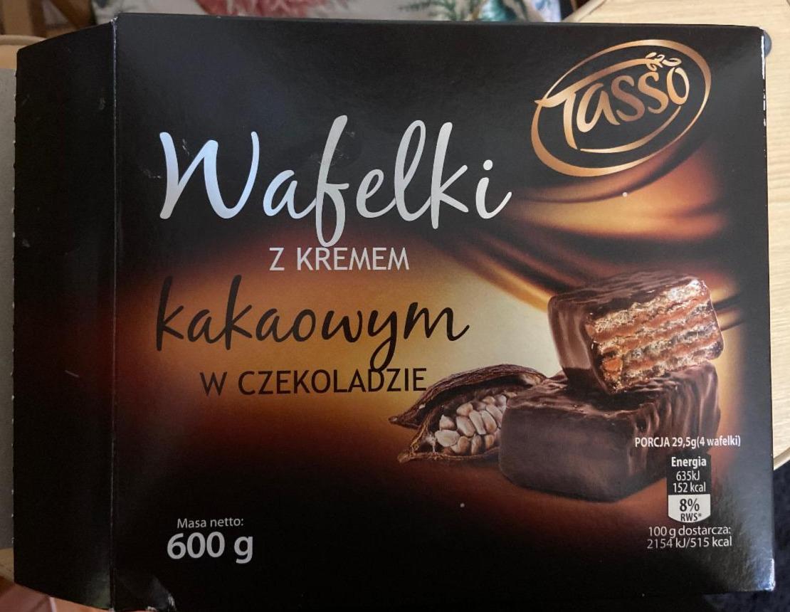 Zdjęcia - Wafelki z kremem kakaowym w czekoladzie Tasso
