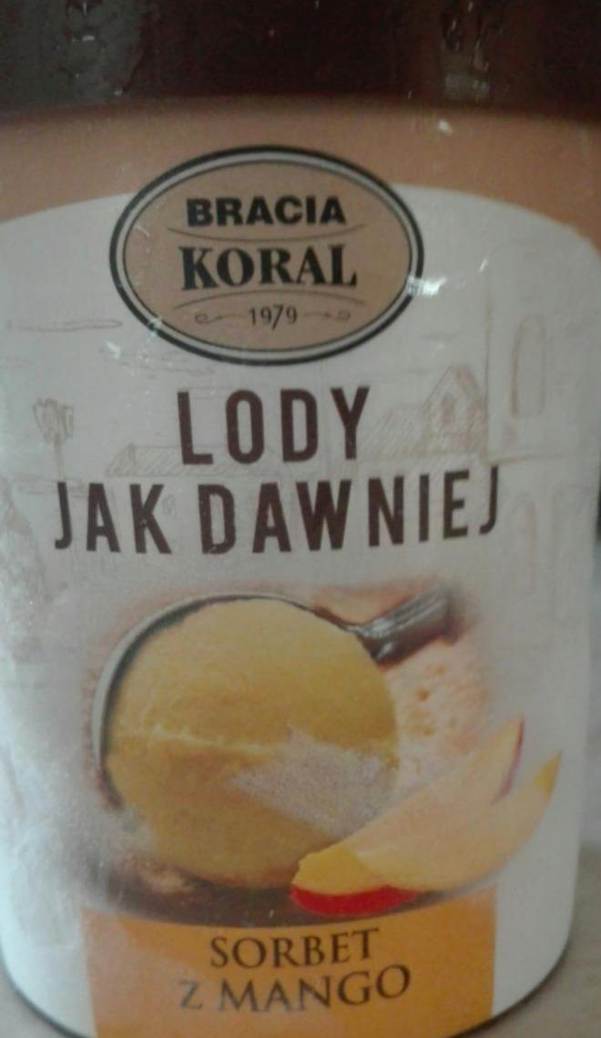 Zdjęcia - lody sorbetowe mango bracia koral