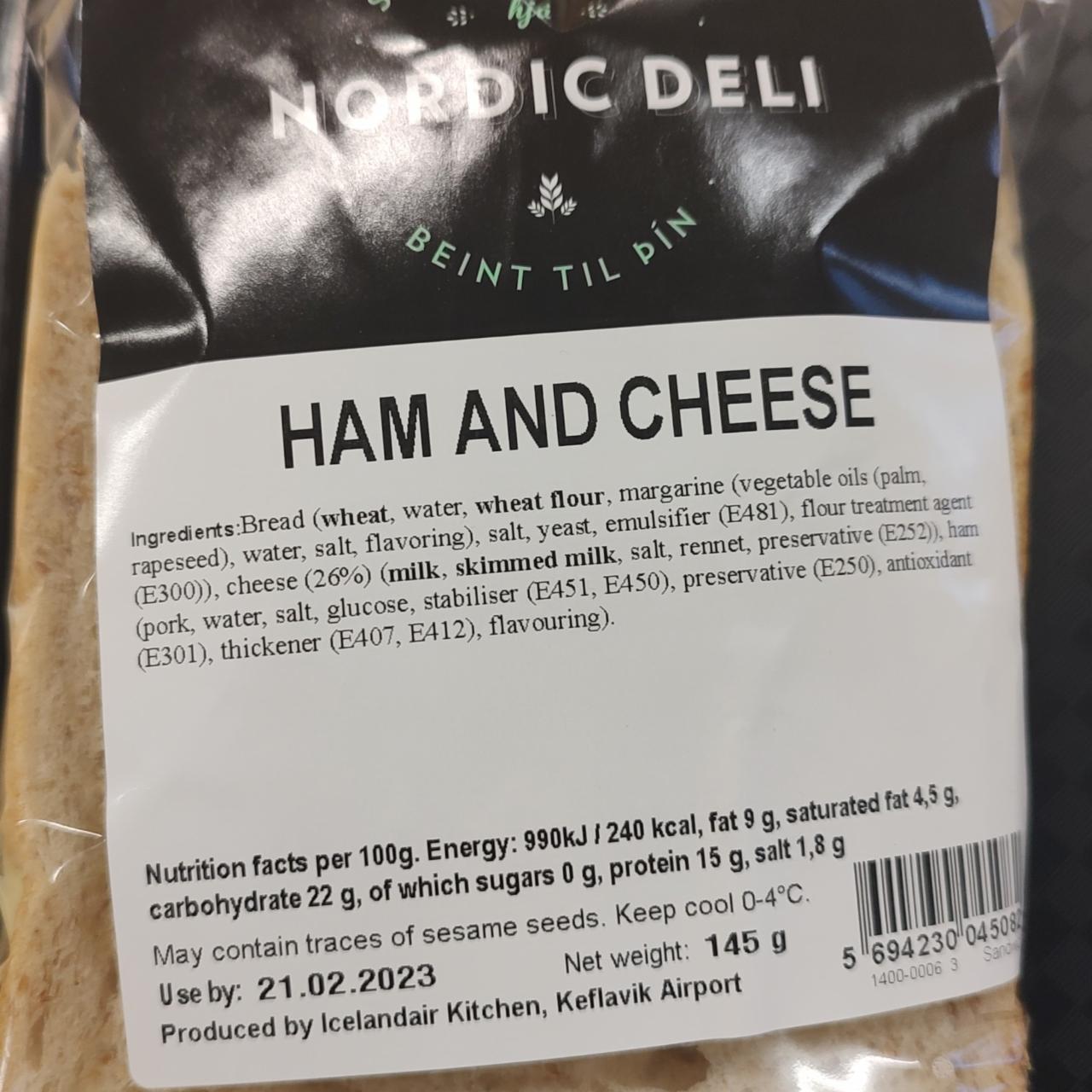 Zdjęcia - Ham and cheese Nordic Deli