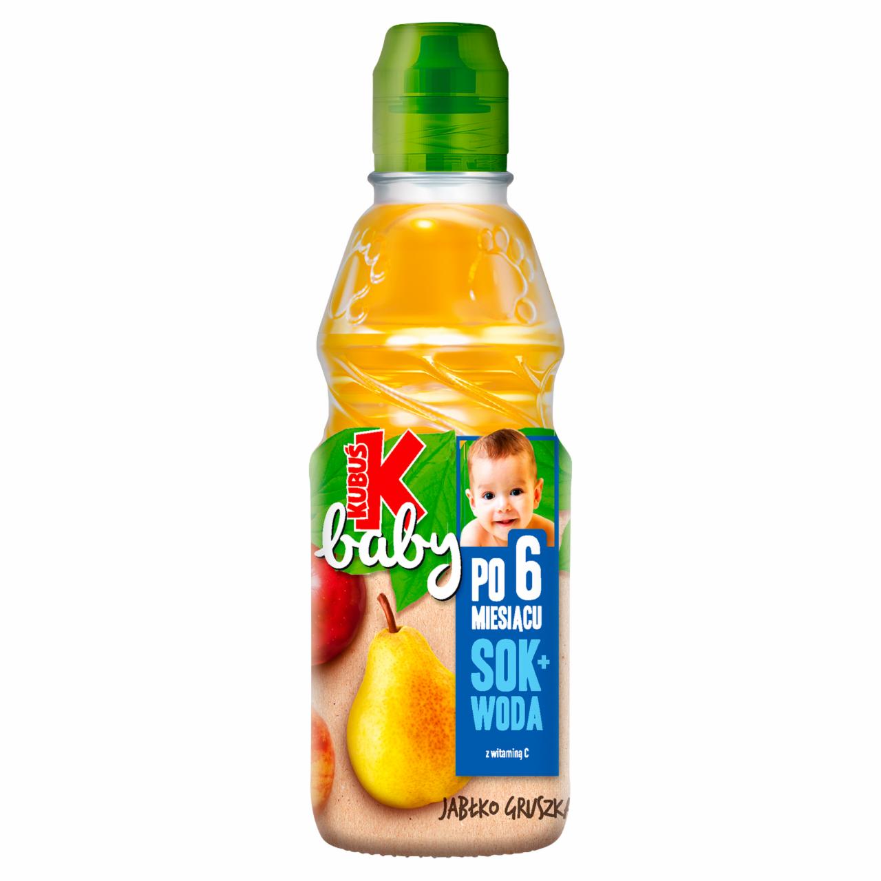 Zdjęcia - Kubuś Baby Napój po 6 miesiącu jabłko gruszka 300 ml