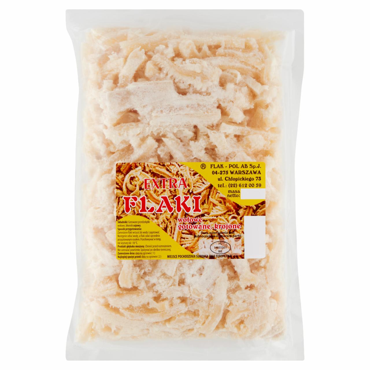 Zdjęcia - Extra Flaki wołowe gotowane krojone 1 kg