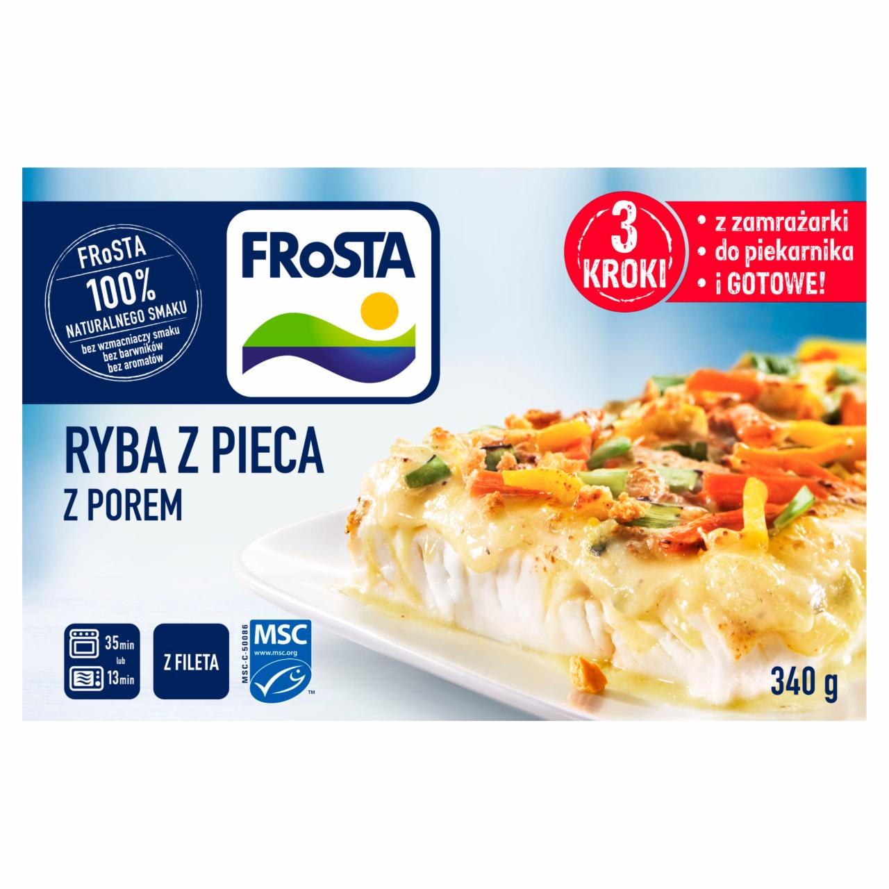 Zdjęcia - FRoSTA Ryba z pieca z porem 340 g