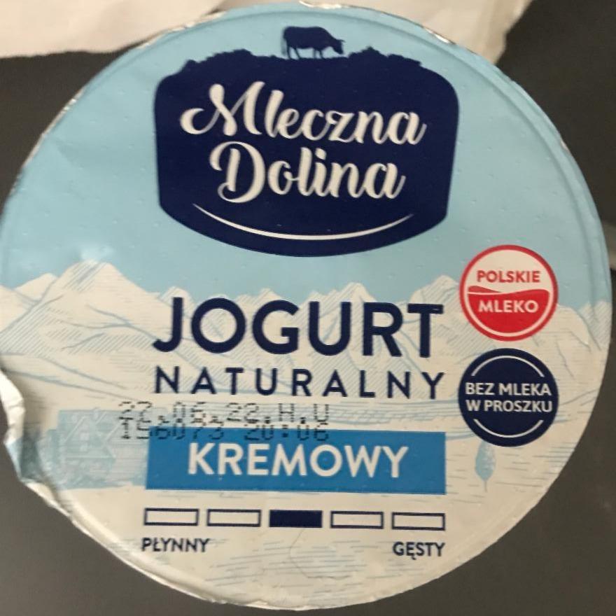 Zdjęcia - Jogurt naturalny kremowy Mleczna Dolina