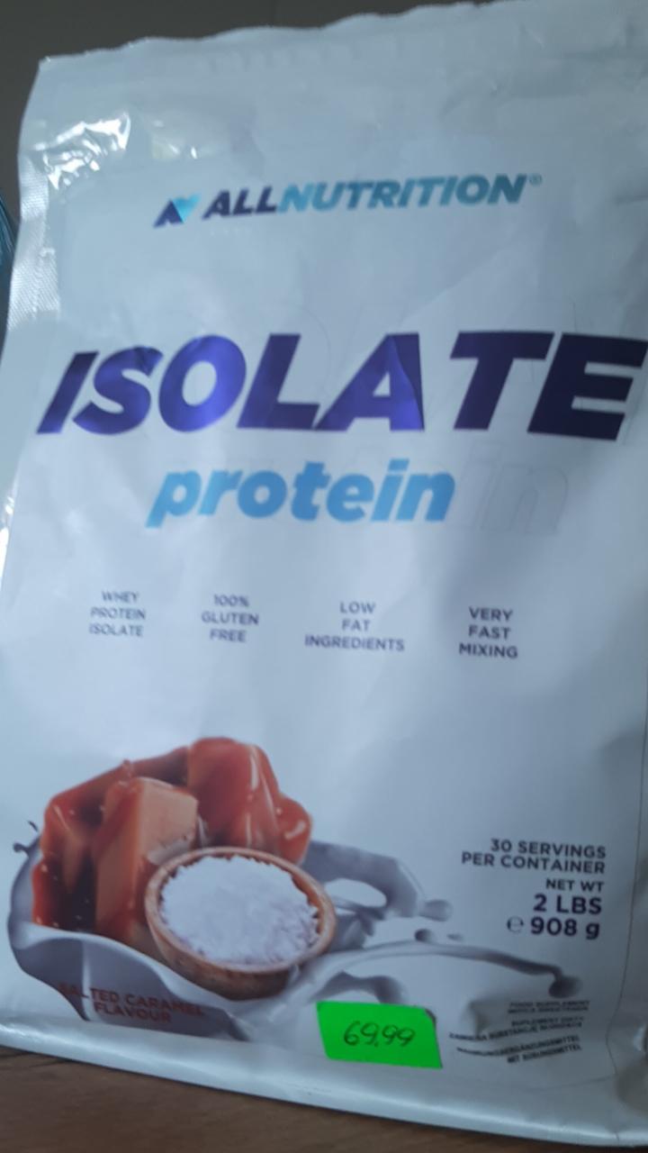 Zdjęcia - Isolate protein salted carmel Allnutrition