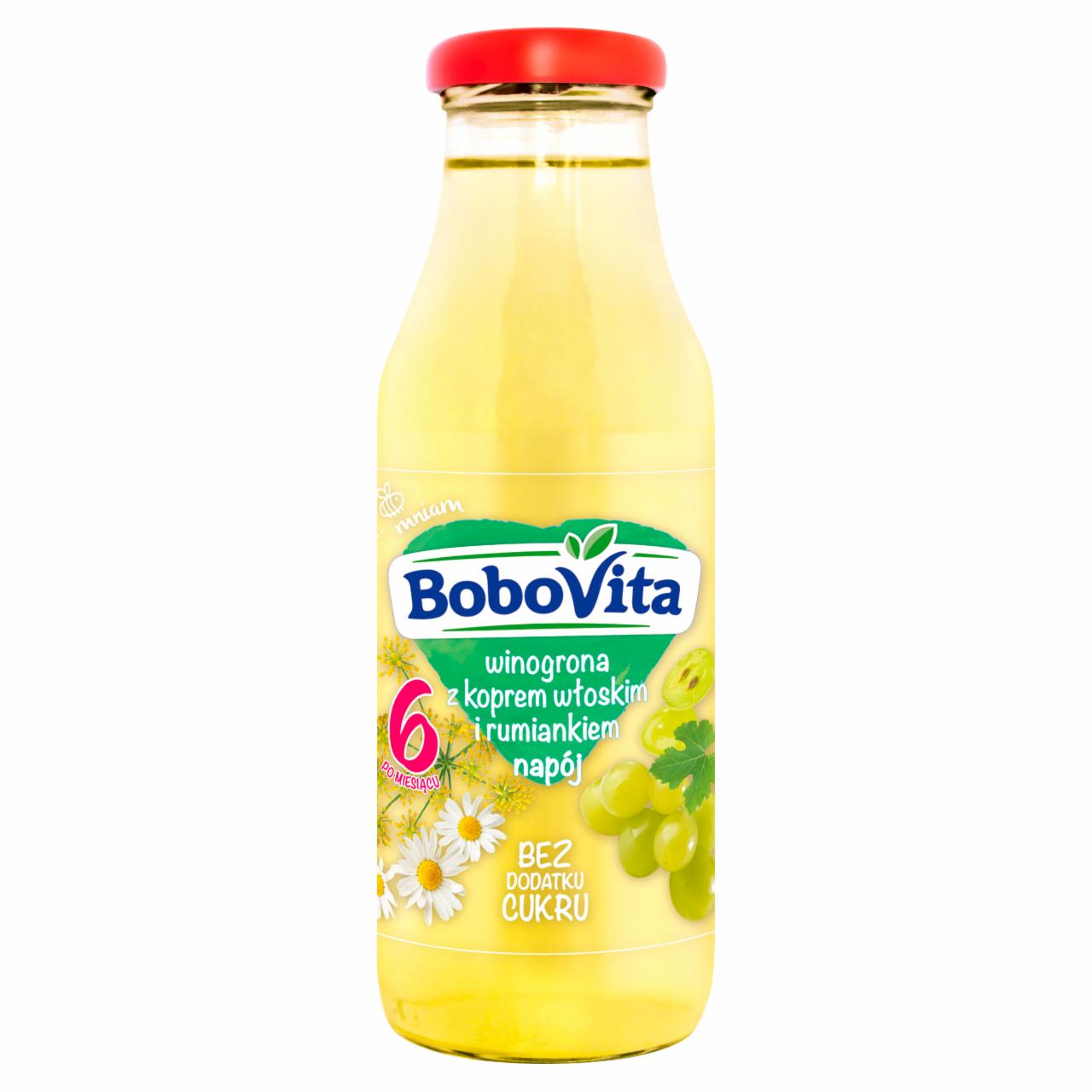 Zdjęcia - BoboVita Napój winogrona z koprem włoskim i rumiankiem po 6 miesiącu 300 ml