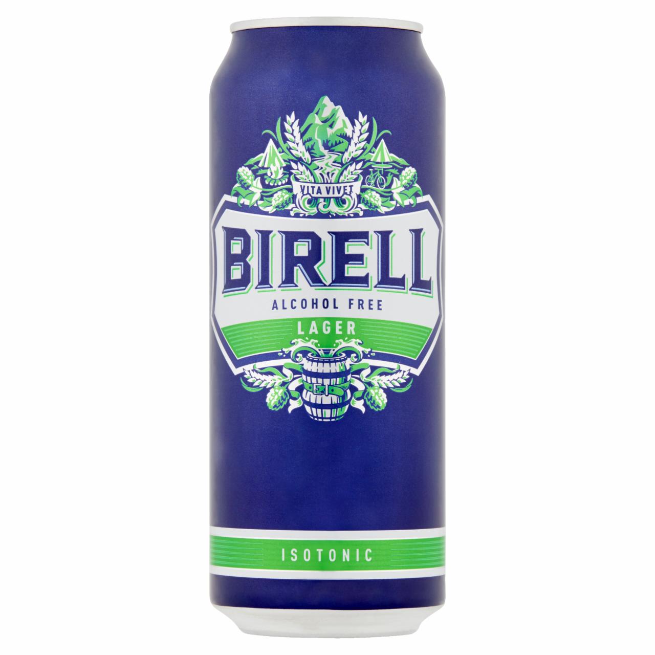 Zdjęcia - Birell Lager Piwo bezalkoholowe o właściwościach izotonicznych 50 cl