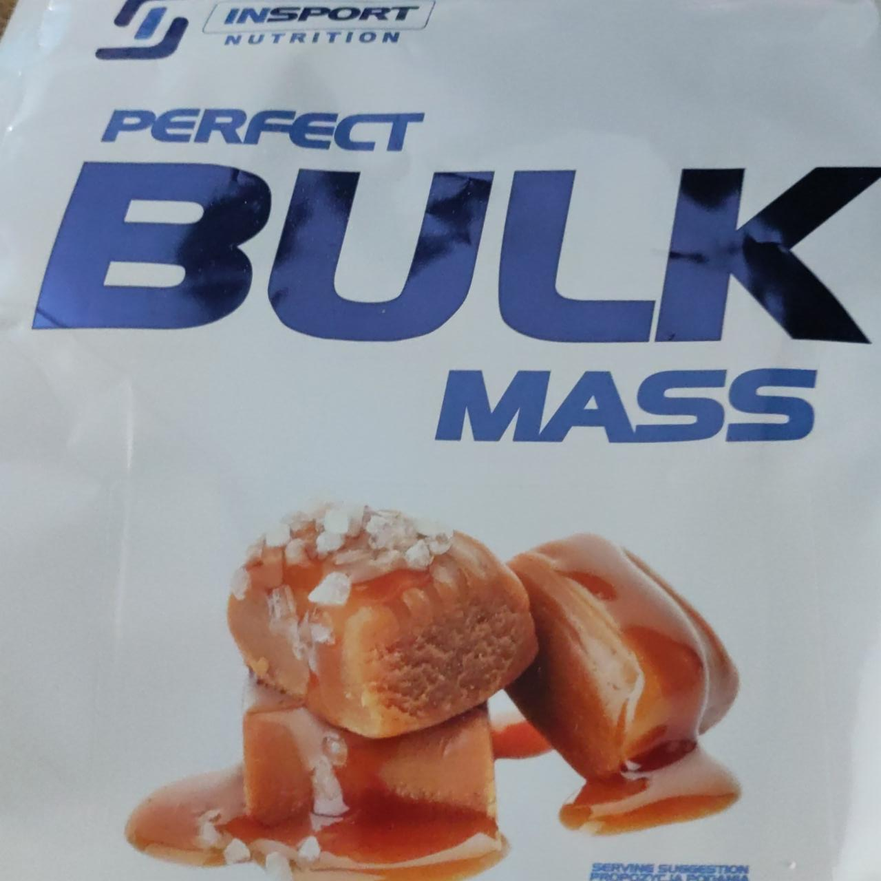 Zdjęcia - Perfect BULK Mass caramel Insport nutrition