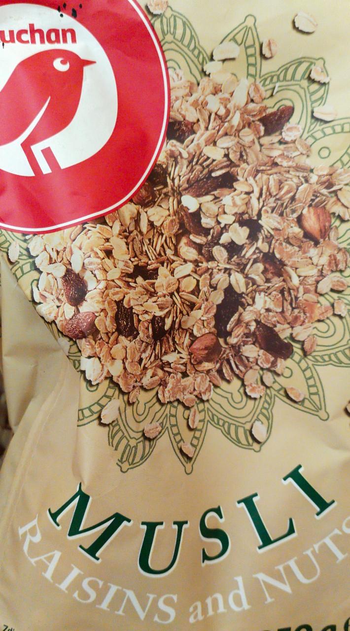 Zdjęcia - musli raisins and nut Auchan