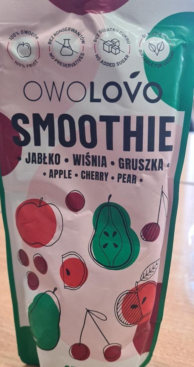 Zdjęcia - Smoothie jabłko wiśnia gruszka OWOLOVO