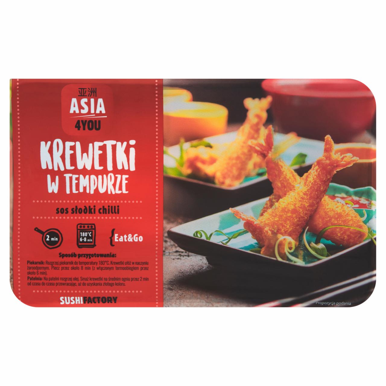 Zdjęcia - Asia4You Krewetki w tempurze sos słodki chilli 105 g