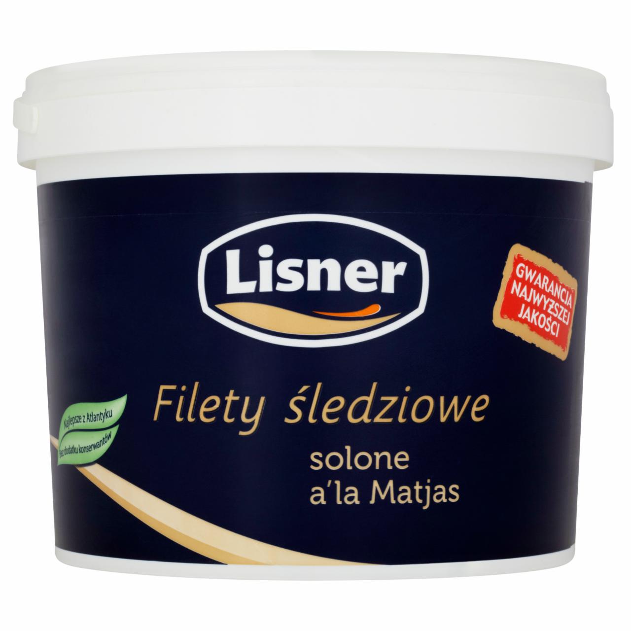 Zdjęcia - Lisner Filety śledziowe solone a'la Matjas 5000 g