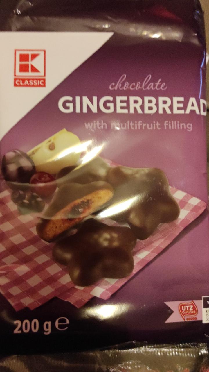 Zdjęcia - chocolate gingerbread with multifruit filing K-Classic