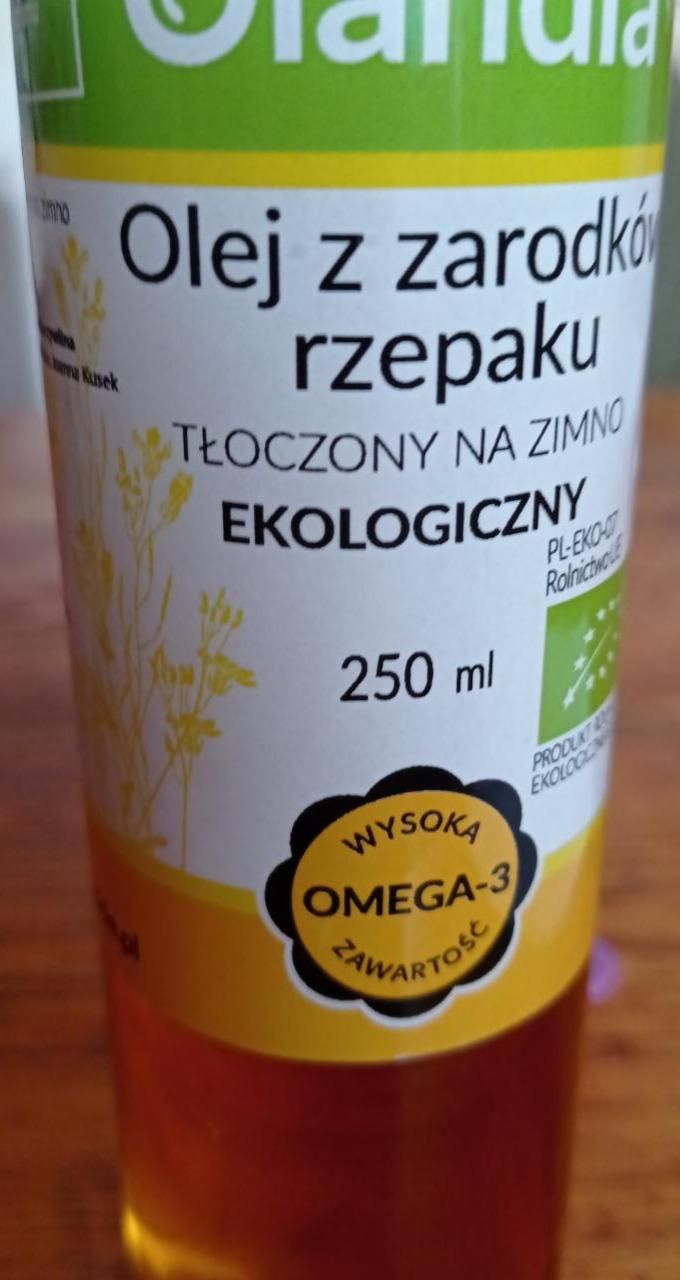 Zdjęcia - Olandia Olej z zarodków rzepaku tłoczony na zimno ekologiczny