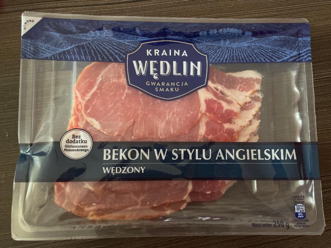 Zdjęcia - Bekon w stylu angielskim wędzony Kraina Wędlin