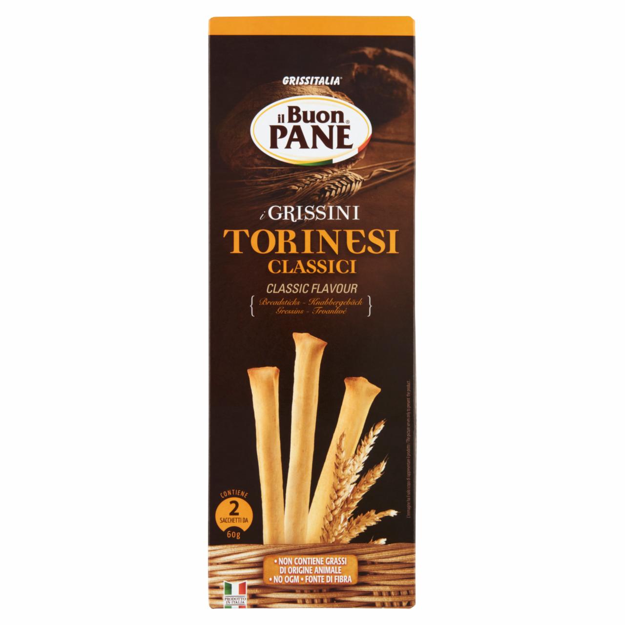 Zdjęcia - Il Buon Pane Grissini Classic Paluszki chlebowe z margaryną roślinną 120 g