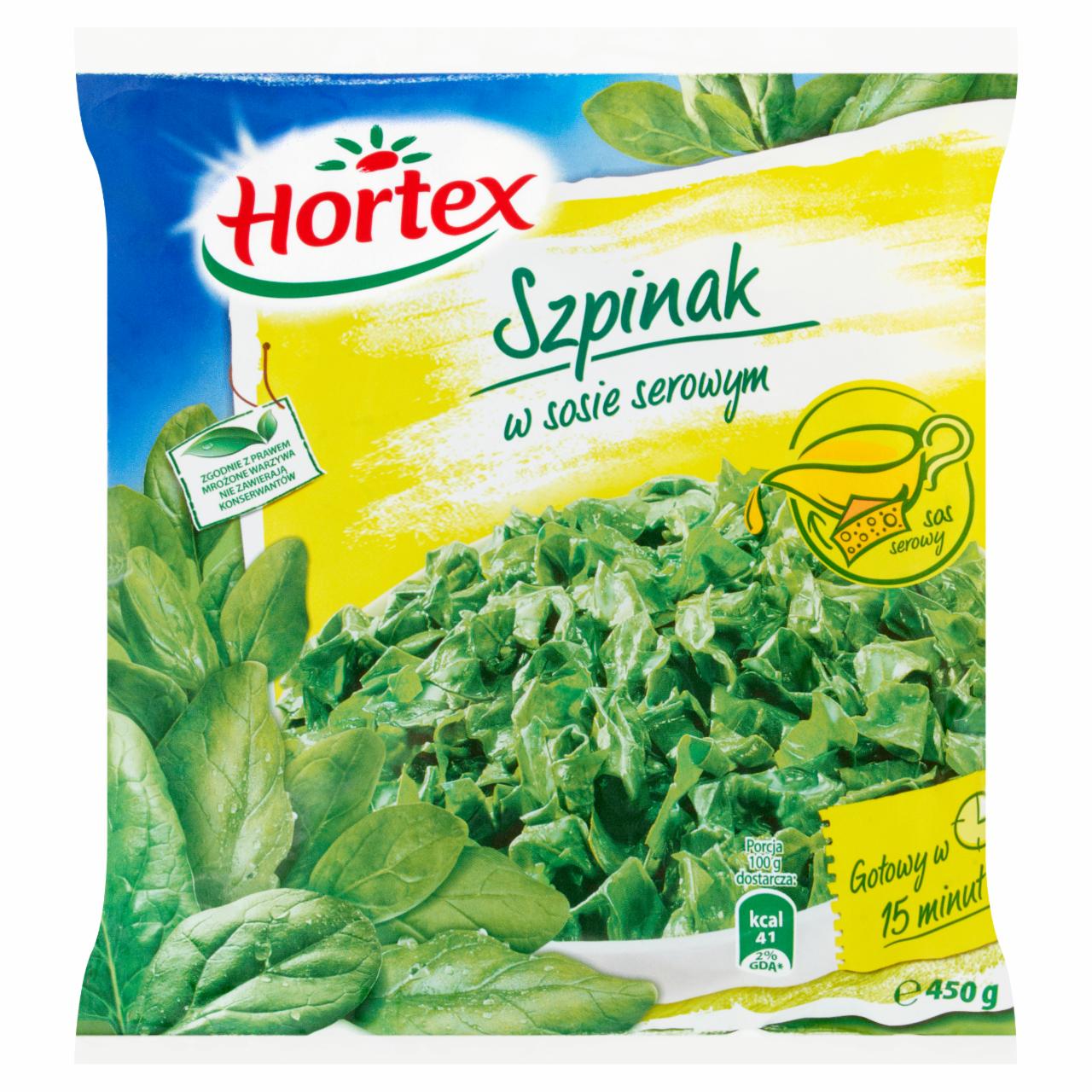 Zdjęcia - Hortex Szpinak w sosie serowym 450 g