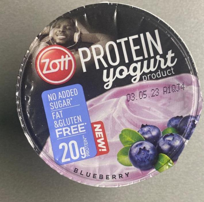 Zdjęcia - Protein yogurt product Blueberry Zott