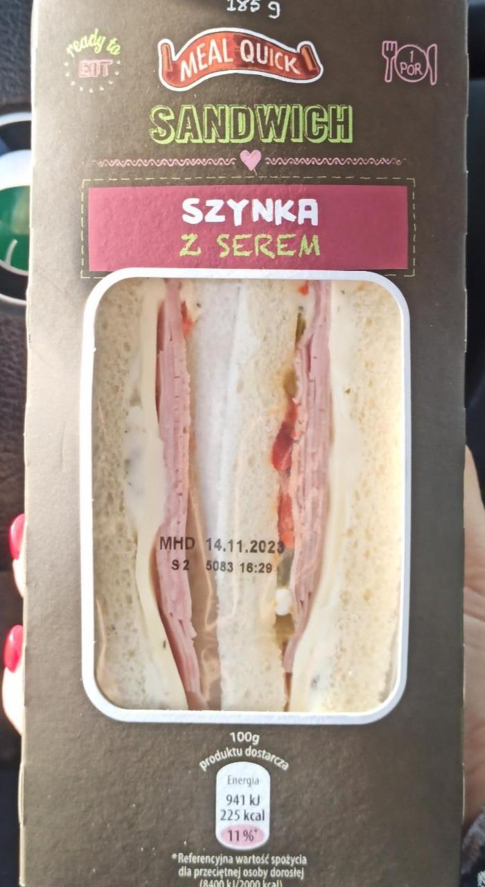 Zdjęcia - Sandwich szynka z serem Meal Quick