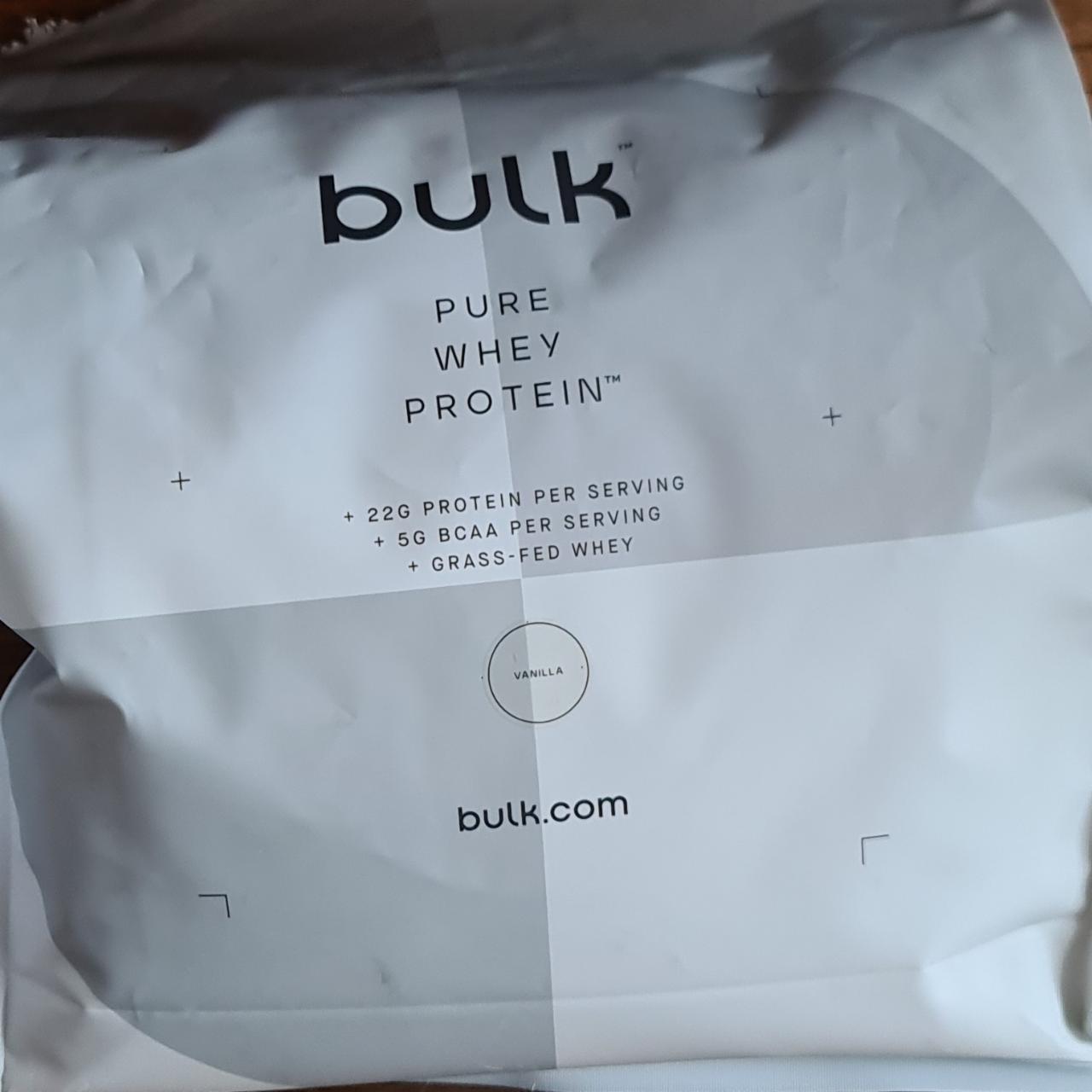 Zdjęcia - pure whey protein vanilla bulk