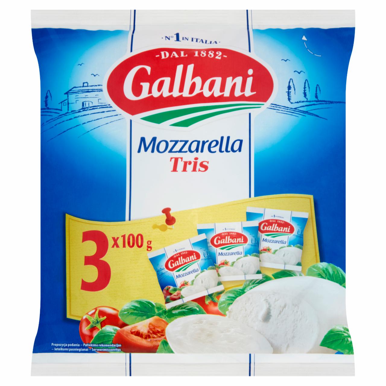 Zdjęcia - Galbani Ser Mozzarella 300 g (3 x 100 g)