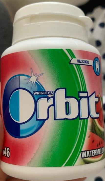 Zdjęcia - Orbit Watermelon Guma do żucia bez cukru 64 g (46 drażetek)