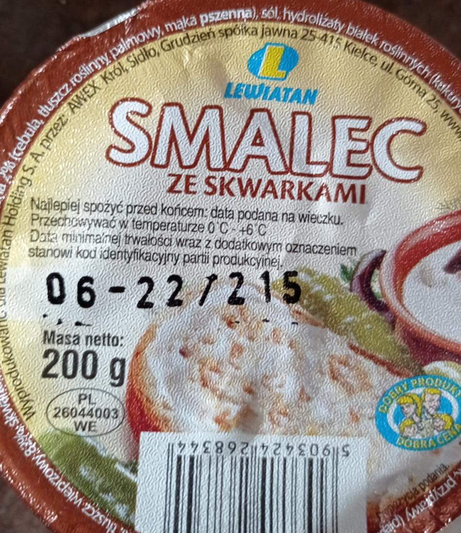 Zdjęcia - Smalec ze skwarkami Lewiatan