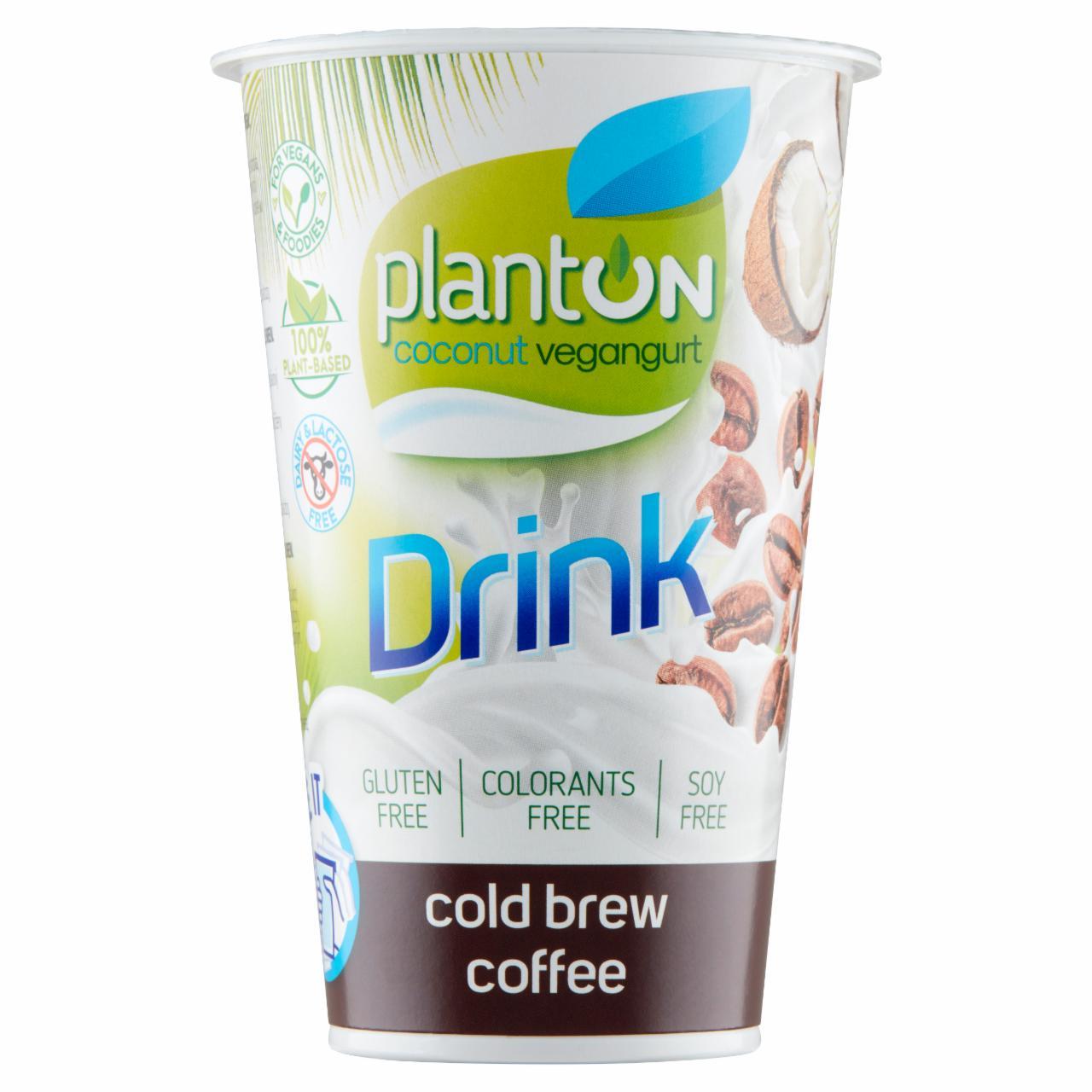Zdjęcia - Planton Kokosowy vegangurt kawa cold brew 200 g