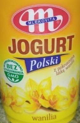Zdjęcia - Jogurt Polski wanilia z laską wanilii Mlekovita