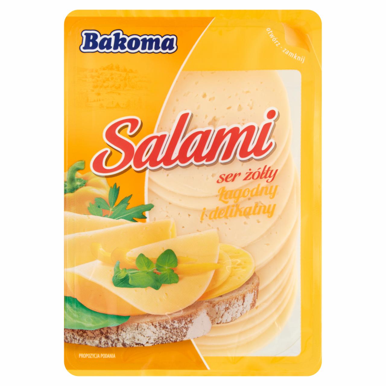 Zdjęcia - Bakoma Ser żółty Salami 150 g