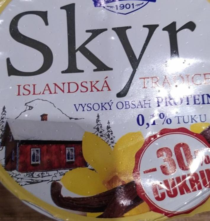Zdjęcia - Skyr islandska traduce vanilka Bohušovická mlékárna