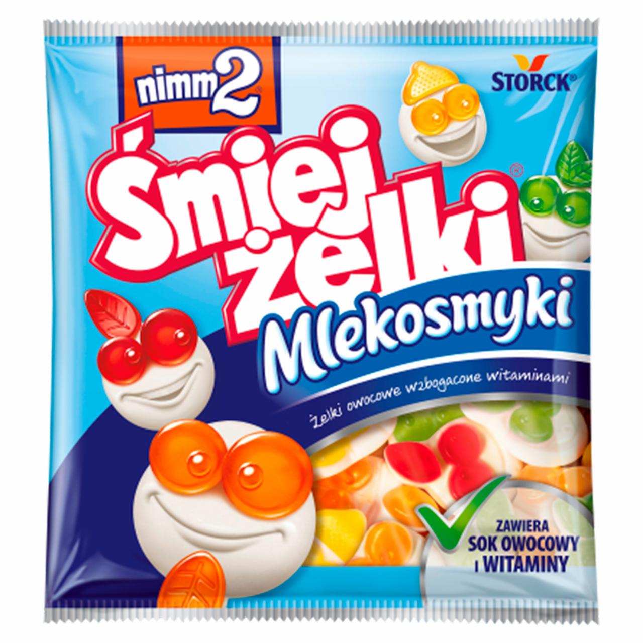 Zdjęcia - nimm2 Śmiejżelki Mlekosmyki Żelki owocowe wzbogacone witaminami 90 g