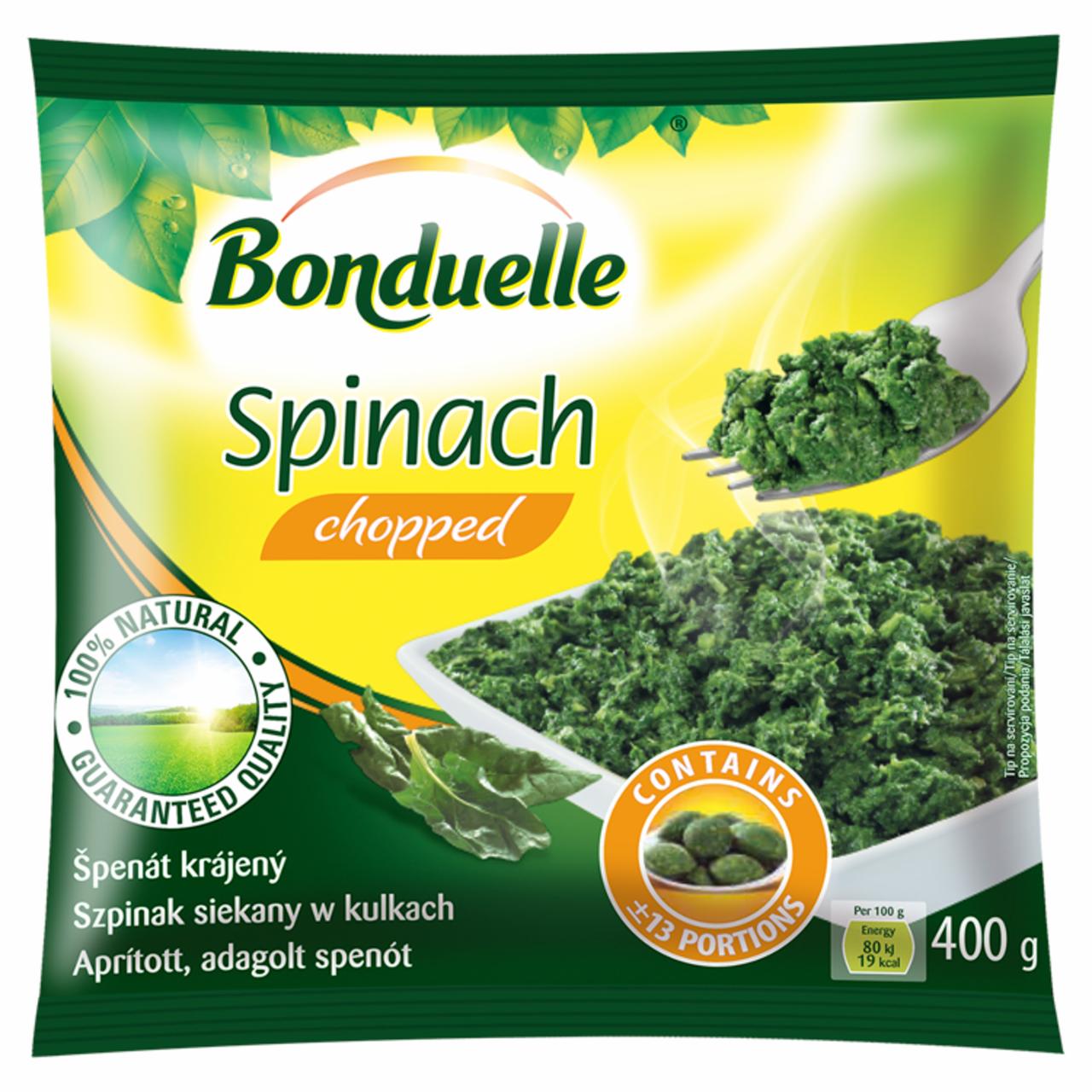 Zdjęcia - Bonduelle Szpinak siekany w kulkach 400 g