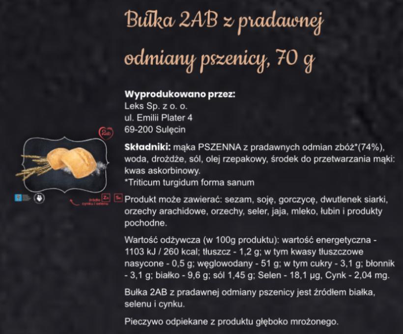 Zdjęcia - Bułka 2AB Leks