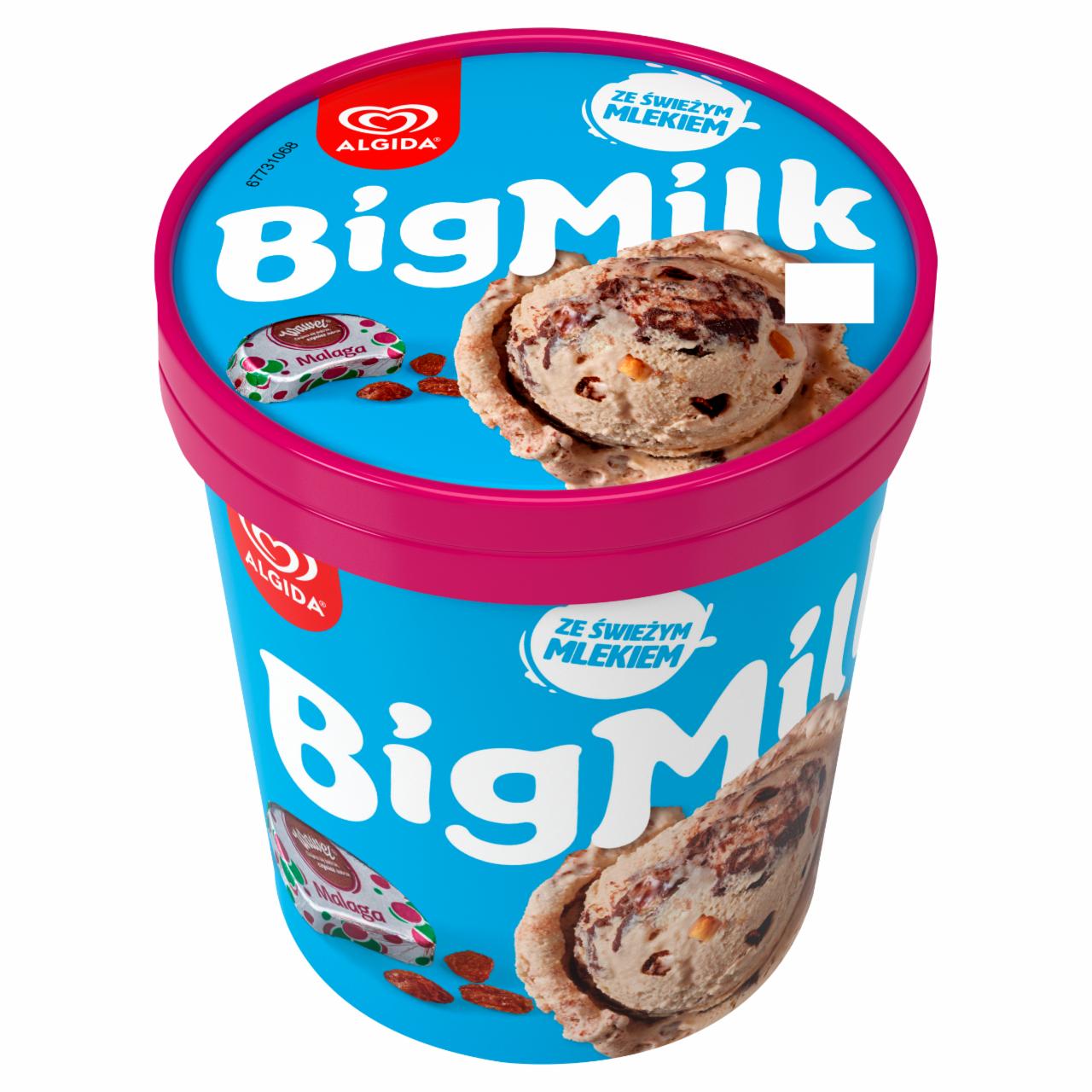 Zdjęcia - Big Milk Lody o smaku Malaga z Wawelu 450 ml