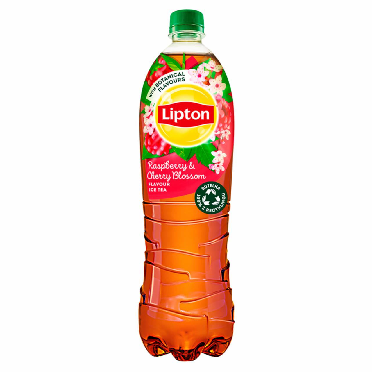 Zdjęcia - Lipton Ice Tea Raspberry & Cherry Blossom Napój niegazowany 1,5 l